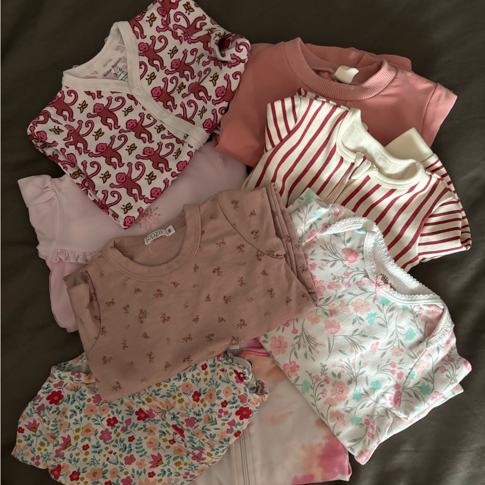 Collection of Girls Baby Clothing: Pehr, Kissy Kissy, Roller Rabbit…